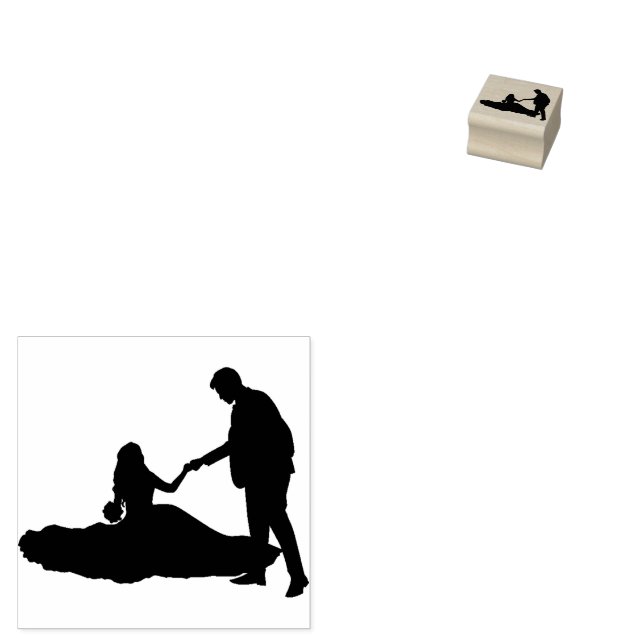 Carimbo De Borracha Horário e noiva (Carimbado)