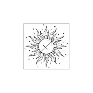 Carimbo De Borracha Horoscópio Sun Sagittarius