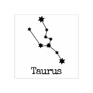 Carimbo De Borracha Horóscopo Celestial Touro