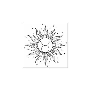 Carimbo De Borracha Horóscopo Sol Touro