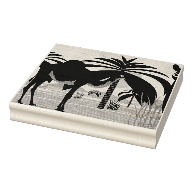 Carimbo De Borracha Ilustração de Camelos (Carimbo)