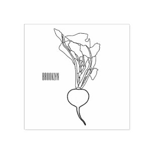 Carimbo De Borracha Ilustração de desenho animado