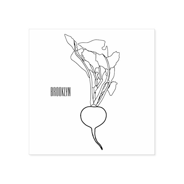 Carimbo De Borracha Ilustração de desenho animado (Impressão)