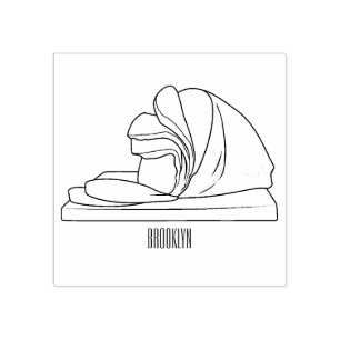 Carimbo De Borracha Ilustração de desenho animado de Ham