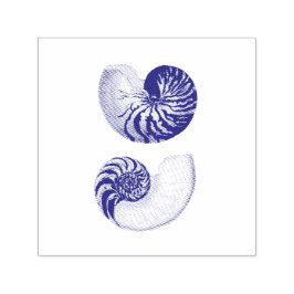 CARIMBO DE BORRACHA: ILUSTRAÇÃO DE NAUTILUS EXCELE