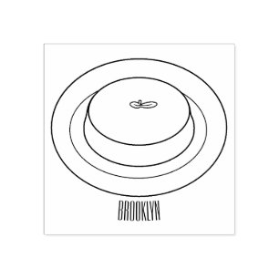 Carimbo De Borracha ilustração do caramelo do creme