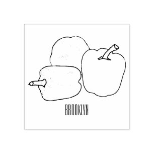 Carimbo De Borracha Imagem de desenho em Capsicum