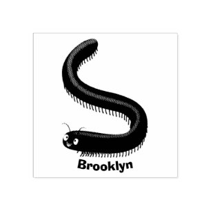 Carimbo De Borracha Imagem de desenho em forma de milipede