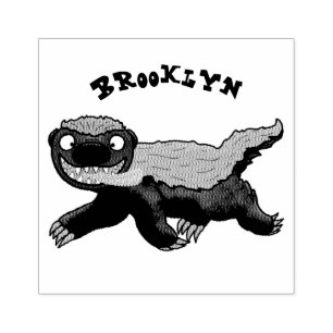 Carimbo De Borracha Imagem de desenhos animados famintos e engraçados