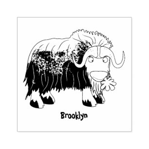 Carimbo De Borracha Imagem engraçada de desenho animado