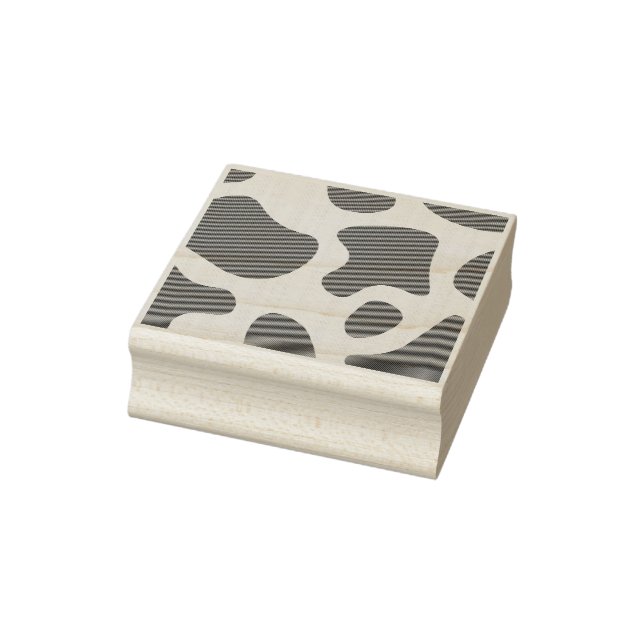 Carimbo De Borracha Impressão de vaca rosa e castanha (Carimbo)