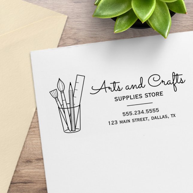 Carimbo De Borracha Informações comerciais sobre Artes e Artesanatos (Criador carregado)