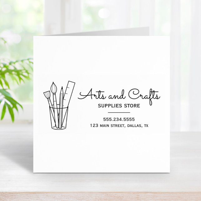 Carimbo De Borracha Informações comerciais sobre Artes e Artesanatos (Criador carregado)