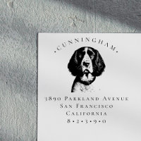 Inglês Springer Spaniel Pet Dog Endereço de Devolu