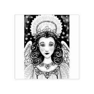 CARIMBO DE BORRACHA IRLANDÊS DO ANJO DO DIA DE ST