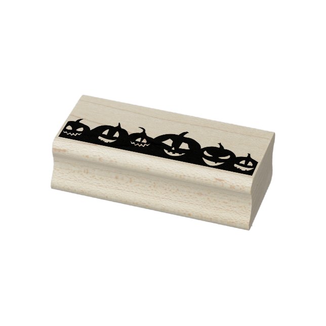 Carimbo De Borracha Jack-o-lanternas (Carimbo)