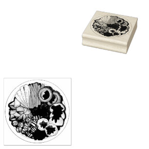 Carimbo De Borracha Janto de Natal britânico Turquia Festivo