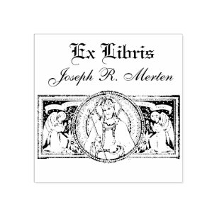 Carimbo De Borracha Jesus Cristo Rei dos Reis Arte Preta e Branco