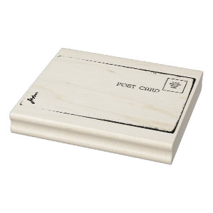 Carimbo De Borracha John Vintage - Cartões de Posto Cartões de Borrach