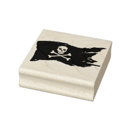 Carimbo De Borracha Jolly Roger Stamp