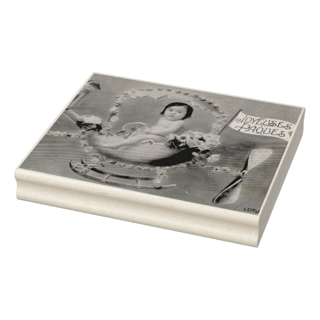 Carimbo De Borracha Joyeuse Paques (Carimbo)