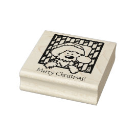 Carimbo de Borracha ©️ Kim Niles Christmas Westie