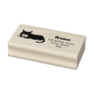 Carimbo De Borracha Kitten