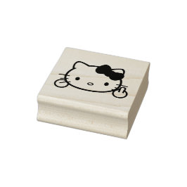 Carimbo De Borracha Kitty Rubber Stamp