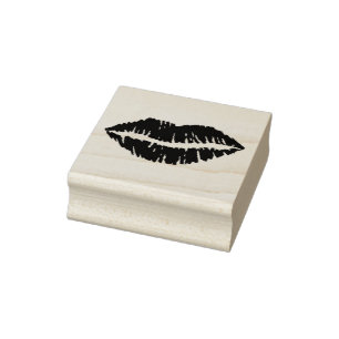 Carimbo De Borracha Lábios Lipstick Kiss Namorados Love Makeup Beauty