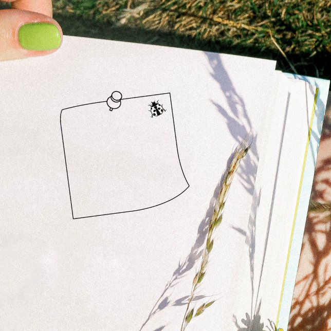 Carimbo De Borracha Lady Bird, Poste-A De Diário. (Criador carregado)