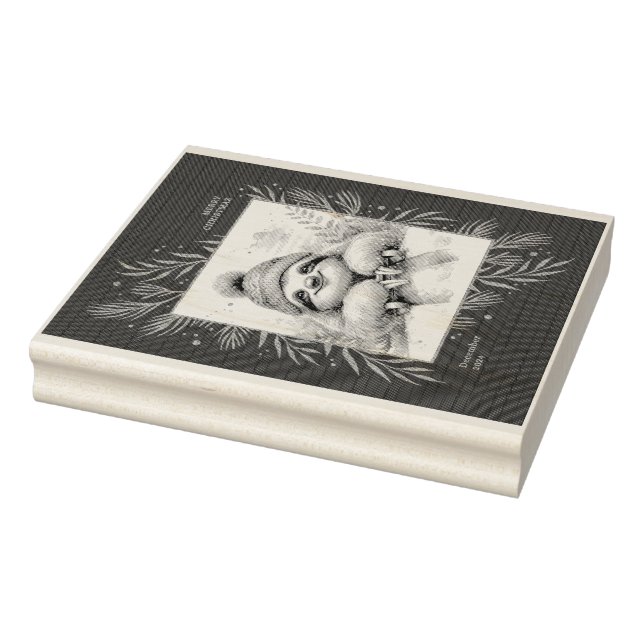 Carimbo De Borracha Lama num Sled (Carimbo)