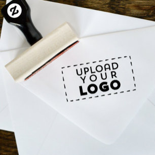 Carimbo De Borracha Large Business Logo Custom Rubber Wooden Stamp