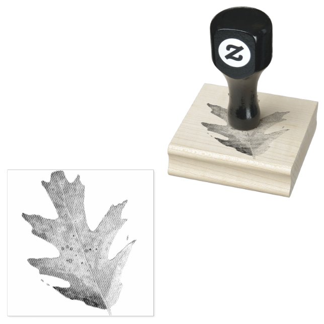 Carimbo De Borracha Leaf Rubber Stamp (Carimbado)