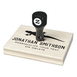 Carimbo De Borracha Legal Funny Lizard Cute Animal