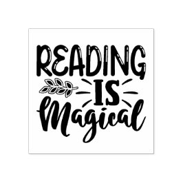 Carimbo de Borracha Leitura é Mágica