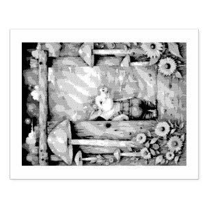 Carimbo De Borracha Leitura Whimsical