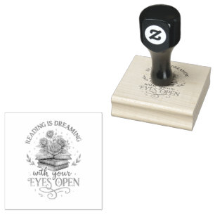 Carimbo De Borracha Ler Está Sonhando...