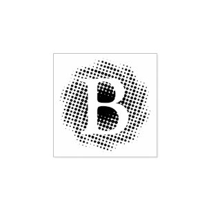 Carimbo De Borracha Letra inicial personalizada