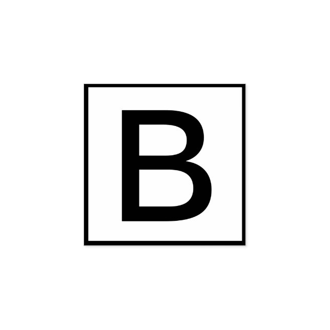 Carimbo De Borracha Letra Solteiro Personalizada (Impressão)