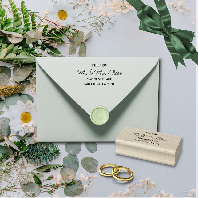 Carimbo De Borracha Letras Negras Elegantes Simples (Criador carregado)