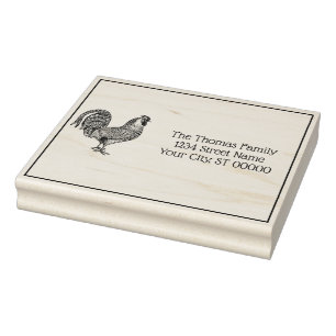 Carimbo De Borracha Litógrafo de desenho de galeota nº 1 Nome Endereço