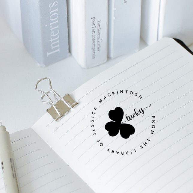 Carimbo De Borracha Livro da Biblioteca de Nomes Personalizados do Luc (Criador carregado)