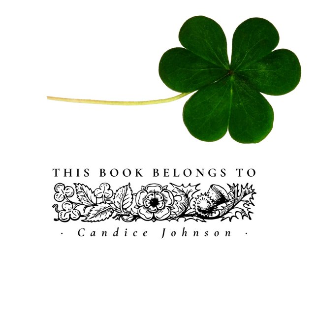 Carimbo De Borracha Livro de Biblioteca Personalizada de Shamrocks Bot (Criador carregado)