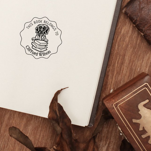 Carimbo De Borracha Livro de Cachorros Bastante Bonito (Criador carregado)