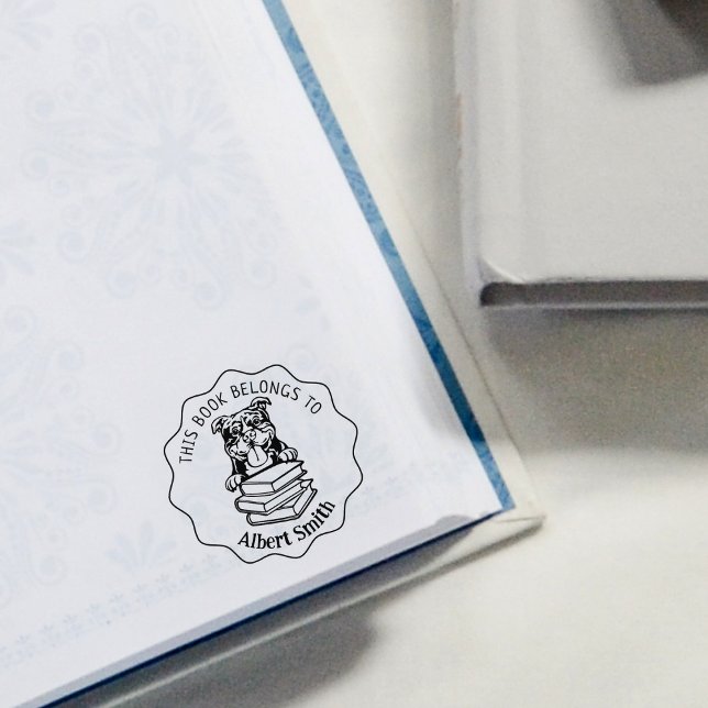 Carimbo De Borracha Livro de Cachorros Bestial Americano (Criador carregado)