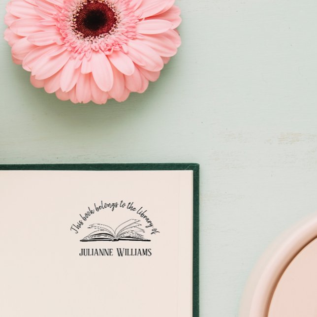 Carimbo De Borracha Livros de Biblioteca Personalizada e Manuscritos (Criador carregado)