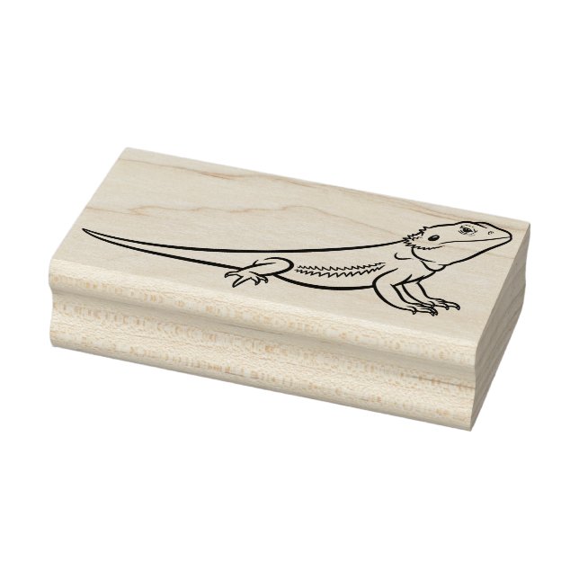 Carimbo De Borracha Lizard ou Iguana Reptile (Carimbo)