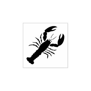 Carimbo de borracha "Lobster"