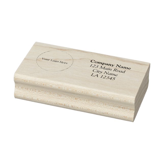 Carimbo De Borracha Logotipo comercial | Modern Company Modelo (Carimbo)