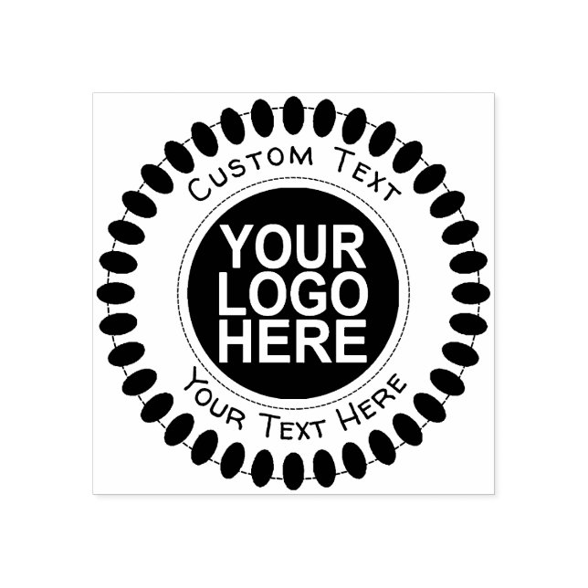 Carimbo De Borracha Logotipo comercial personalizado (Impressão)